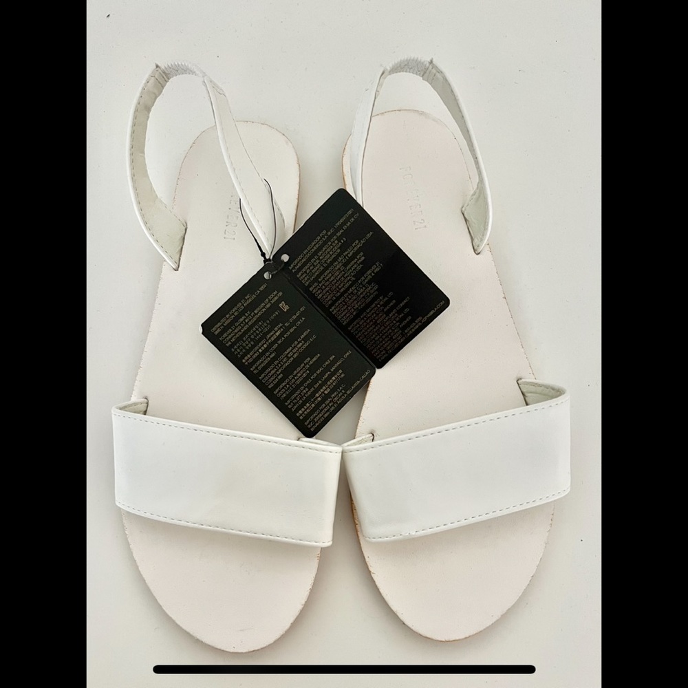 White Slipper Sandals